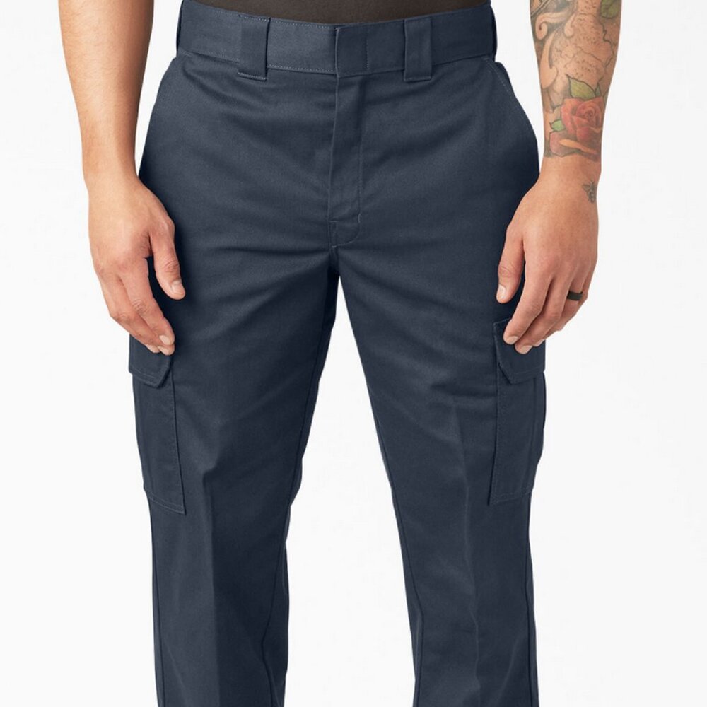 Dickies Cargo Pants Relaxed Fit Straight Leg 30x30 Dark Navy NWT